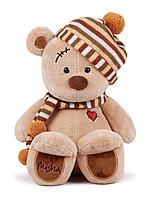 Kult Мягкая игрушка Медведь Misha в шапке, 25 см. 172