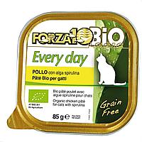 Форза10 85г влажный органический корм для кошек птица водоросли паштет