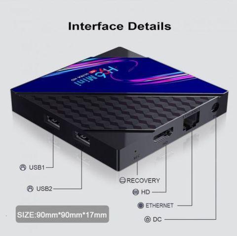 SmartTV Box приставка на Android H96 Mini V8 4K UltraHD (2 + 16 Gb) - фото 3 - id-p95384806
