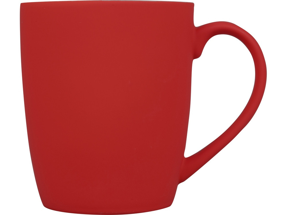 Кружка керамическая с покрытием софт тач красная - фото 2 - id-p67615318