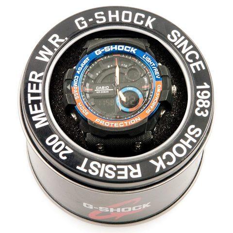 Часы наручные реплика Casio G-SHOCK GulfMaster {двойное время, минеральное стекло, пыле- влагозащита} - фото 9 - id-p95385071