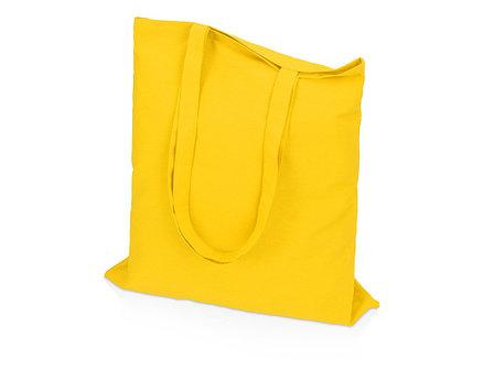 Сумка для шопинга Carryme 140 хлопковая, 140 г/м2, желтый, фото 1