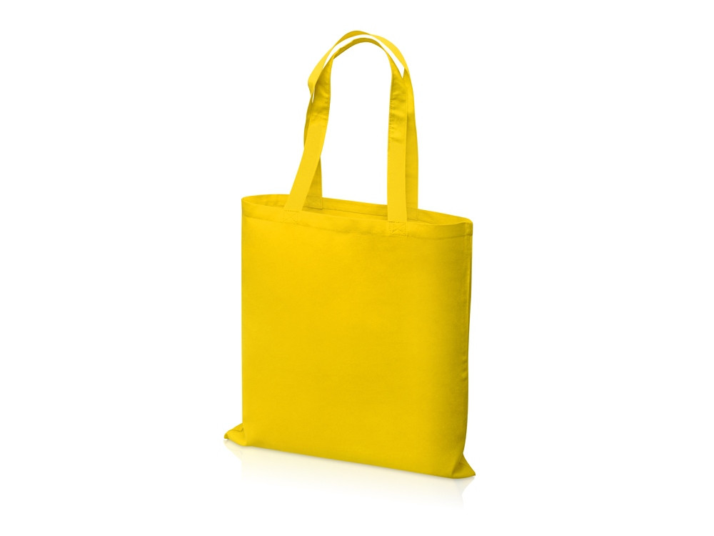 Сумка для шопинга Carryme 140 хлопковая, 140 г/м2, желтый - фото 2 - id-p85159568