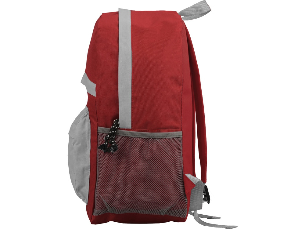 Әмбебап рюкзак (арқасы қызыл, белдіктері қызыл), қызыл/сұр - фото 6 - id-p66840362