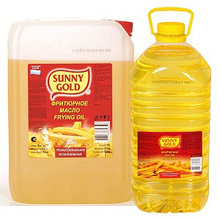 Масло подсолнечное фритюрное рафинированное дезодарированное "SUNNY GOLD" 10л
