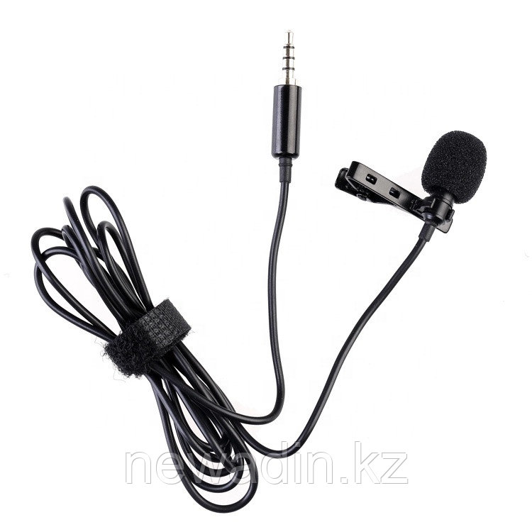 Высококачественный петличный стерео микрофон для видеокамер, мобильных телефонов и др.аудио техники - фото 1 - id-p95396571