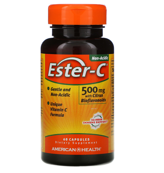 American Health, Ester-C, 500 мг, 60 капсул