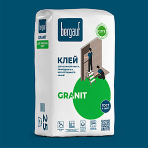Клей GRANIT для керамогранита Bergauf 25 кг, фото 2