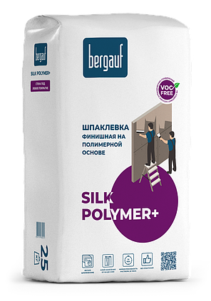 Финишная шпаклевка на полимерной основе SILK POLYMER 25 кг Bergauf, фото 1