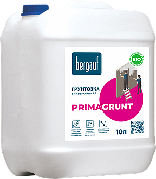 Bergauf PRIMAGRUNT, Грунтовка универсальная, 10 л, зима-лето, фото 2