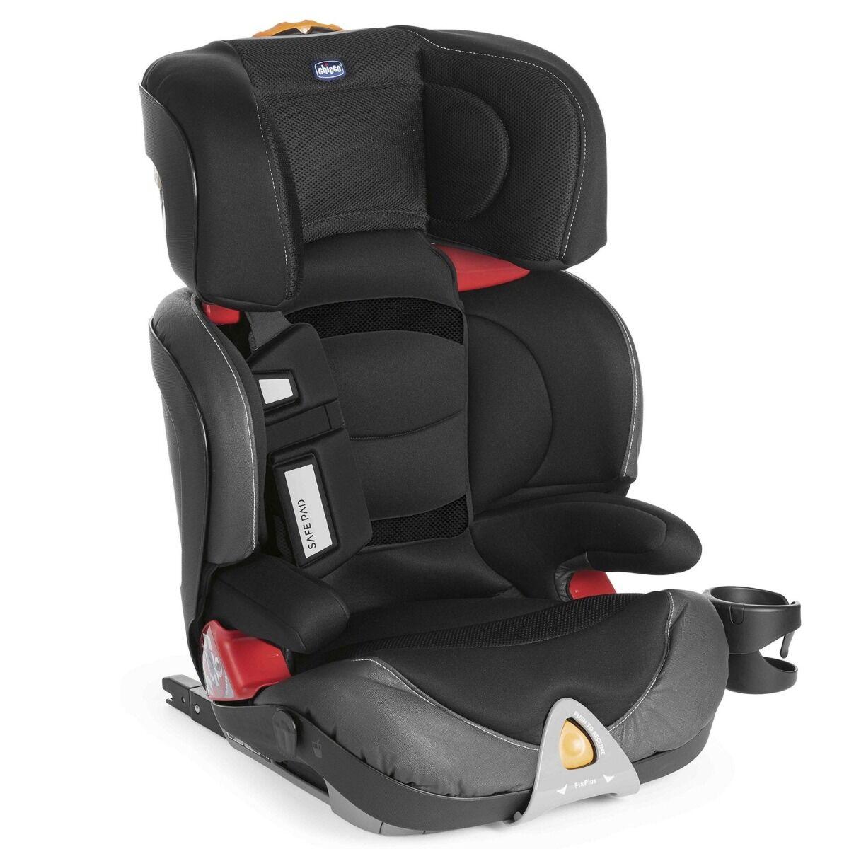 Автокресло OASYS Fixplus 2-3 Evo Jet Black 15-36 kg (Chicco, Италия) - фото 7 - id-p95422189