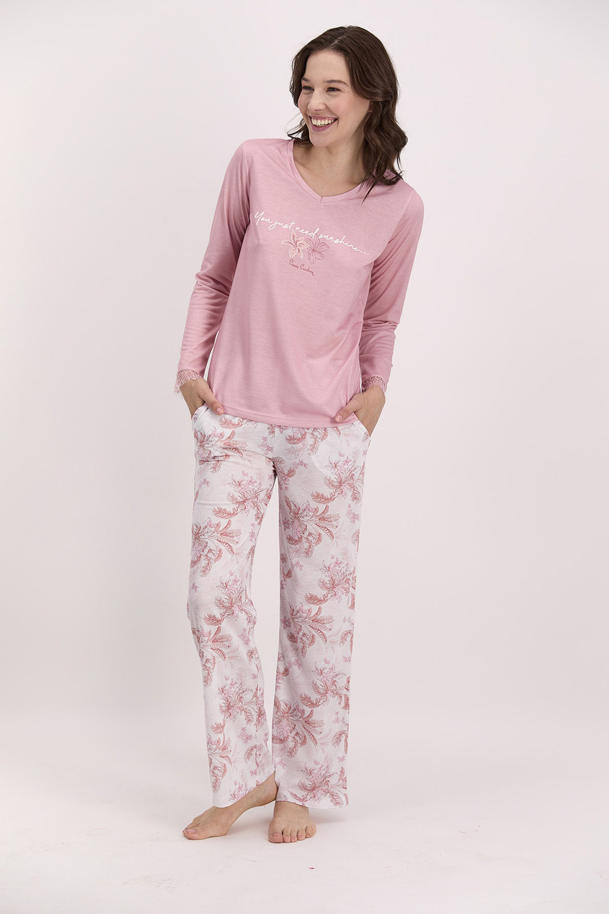 Пижама женская 1 XL / 50-52, Турция, Розовый - фото 1 - id-p95415888