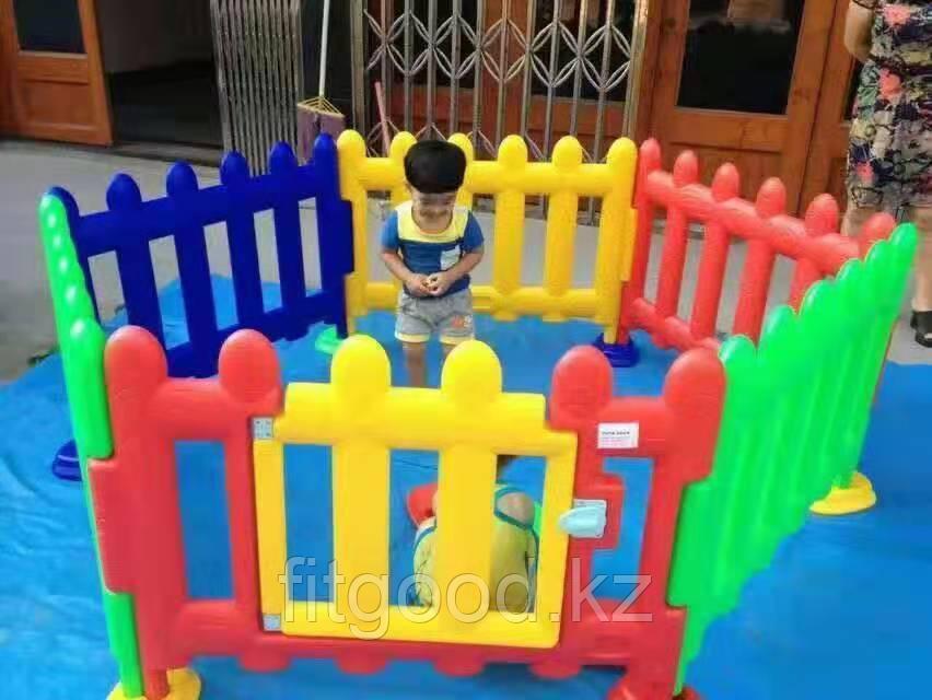 Детский игровой заборчик низкий, секционный (1 метр) - фото 4 - id-p95422729