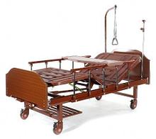 Медицинская кровать Е-8 MM-2024Н-02 (2 функции) ЛДСП с полкой и обеденным столиком арт. МдТМ24618