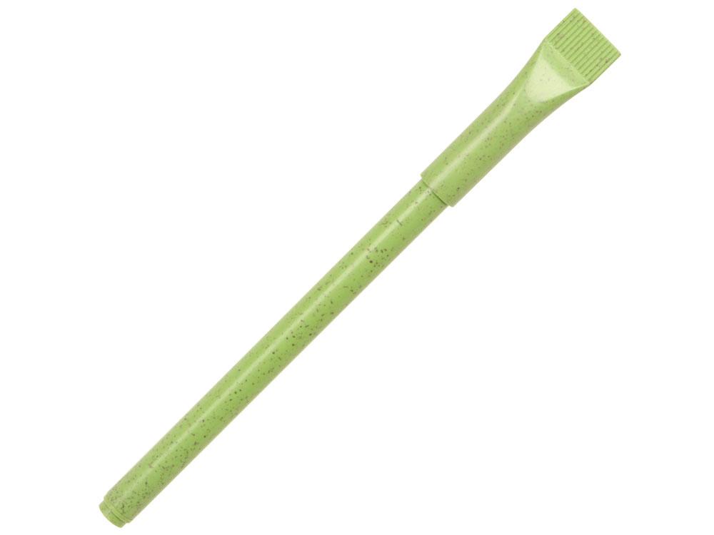 Ручка шариковая из пшеницы и пластика Plant, зеленый - фото 1 - id-p95426197