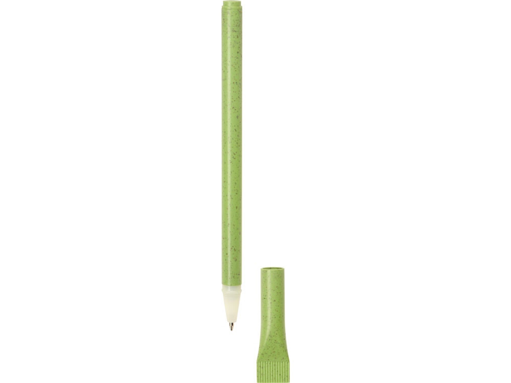 Ручка шариковая из пшеницы и пластика Plant, зеленый - фото 2 - id-p95426197