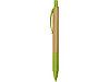 Ручка из бамбука и переработанной пшеницы шариковая Nara, бамбук/зеленый, фото 3