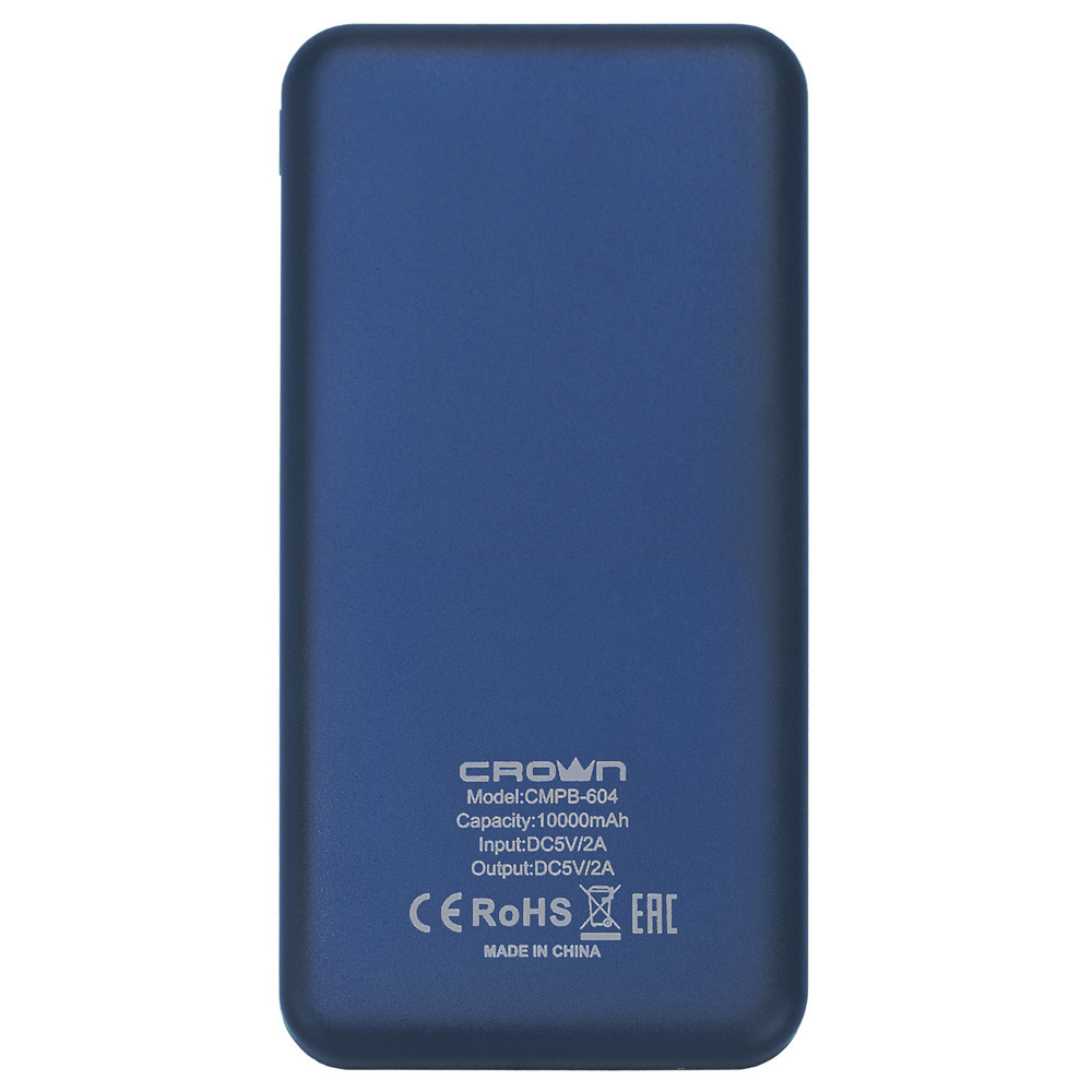 Портативное зарядное устройство CMPB-604 blue - фото 2 - id-p95429107