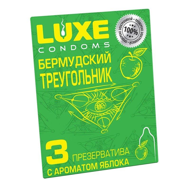 Презервативы LUXE Бермудский треугольник (яблоко), гладкий, 3 шт.