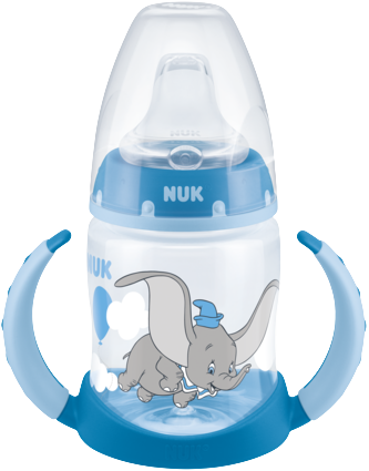 NUK Бутылочка обучающая 150 мл, с сил Disney Dumbo