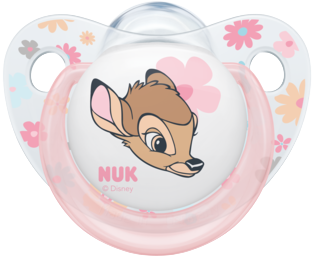 NUK Пустышка 0-6 м сил Disney Bambi 2 шт - фото 1 - id-p95429788