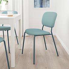 Стул КАРЛ-ЯН Кабуса бирюзовый ИКЕА, IKEA, фото 2