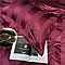 Комплект люксового постельного белья KING SIZE  из египетского хлопка однотонный с широкой сатиновой полосой, фото 5