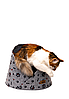Лежанка «Кратер» для животных (кошек и собак малых пород), войлок, 45х45х37см, фото 5
