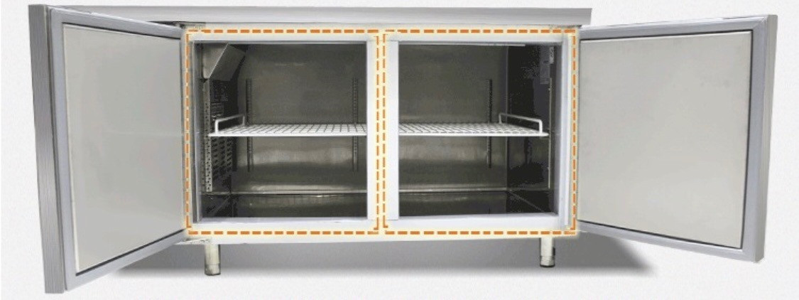 Стол150*60*80см, холодильник+морозильник комбинированный - фото 2 - id-p95458655