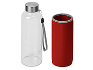 Бутылка для воды Pure c чехлом, 420 мл,красный, фото 3
