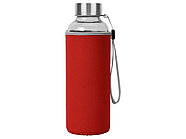 Бутылка для воды Pure c чехлом, 420 мл,красный, фото 4