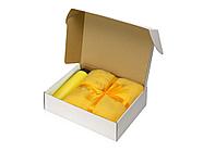 Подарочный набор с пледом, термокружкой Dreamy hygge, желтый, фото 2