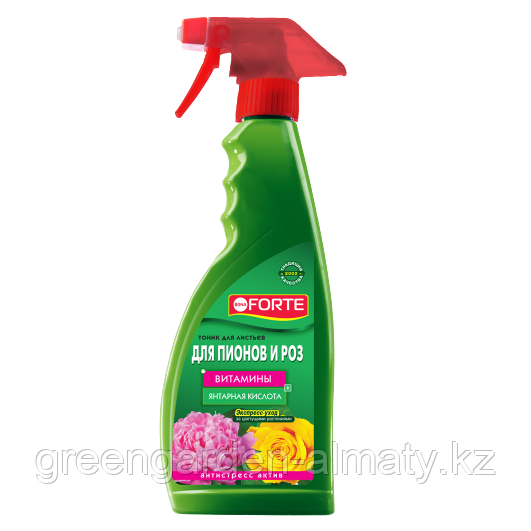 Bona Forte Тоник-спрей для пионов, роз и цветущих растений, 500мл, фото 1