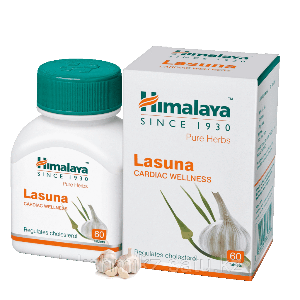 Ласуна, Гималаи (Lasuna, Himalaya) от холестерина, 60 таблеток