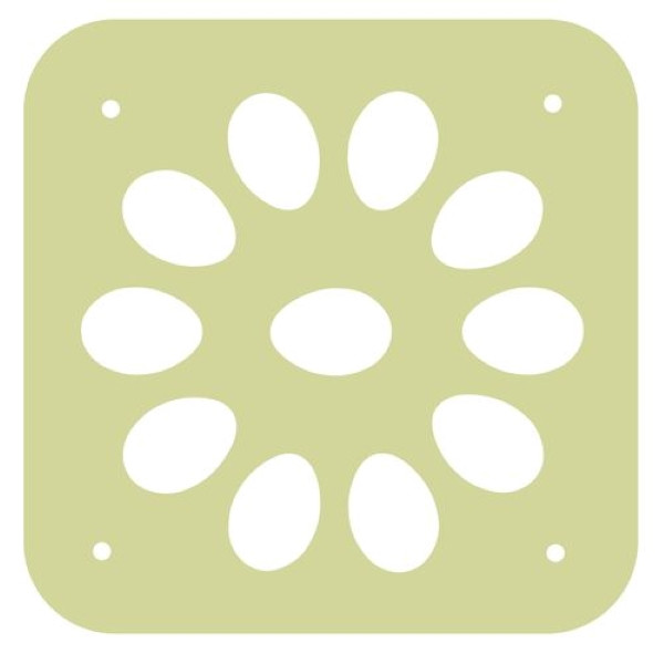 Решетка в большой овоскоп Несушка перепелиная на 11 яиц - фото 1 - id-p95489328