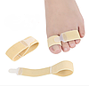 Эластичный бандаж (корректор/жгут) для выравнивания пальцев ног и рук. Зажим для обёртывания пальцев