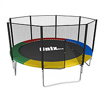 Батут UnixFit Simple Color 12FT внешняя сетка 366см