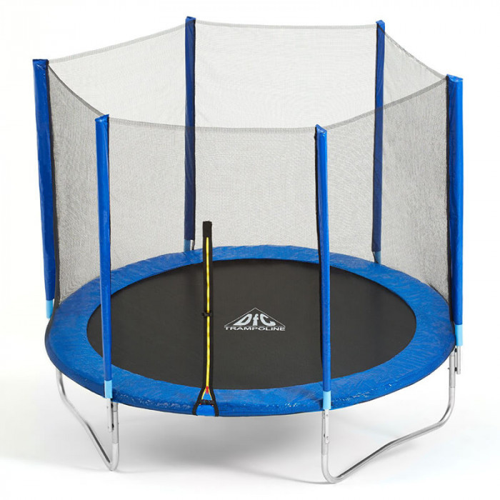 Батут DFC Trampoline Fitness Blue внешняя сетка 16FT 488см