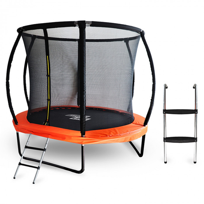 Батут Start Line Global 8FT внутренняя сетка 244см