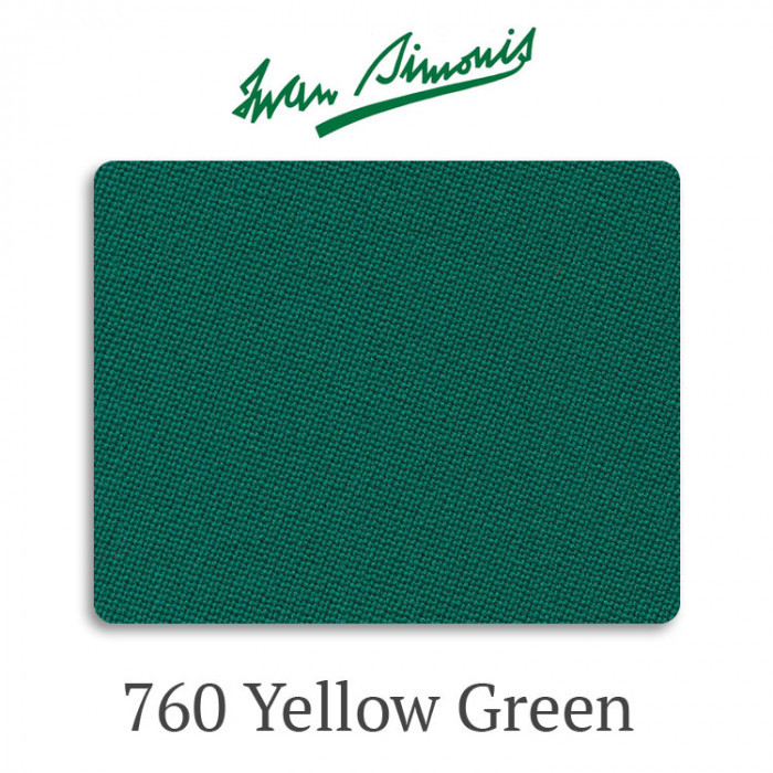 Сукно бильярдное Iwan Simonis 760 Yellow Green