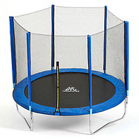 Батут DFC Trampoline Fitness Blue внешняя сетка 12FT 366см