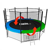 Батут Unixfit Classic 10FT внутренняя сетка 305см