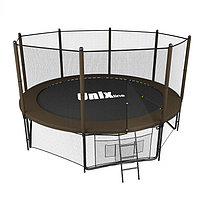 Батут Unixfit Black&Brown 10FT внешняя сетка 305см