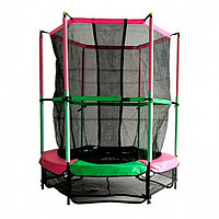 Батут DFC Jump Kids 55DM 137см зеленый/розовый