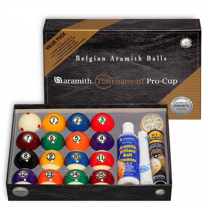 Шары бильярдные Aramith Tournament Pro-Cup TV Value Pack для пула 57,2мм