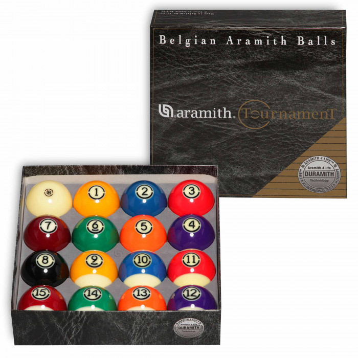 Шары бильярдные Aramith Tournament для пула 57,2мм