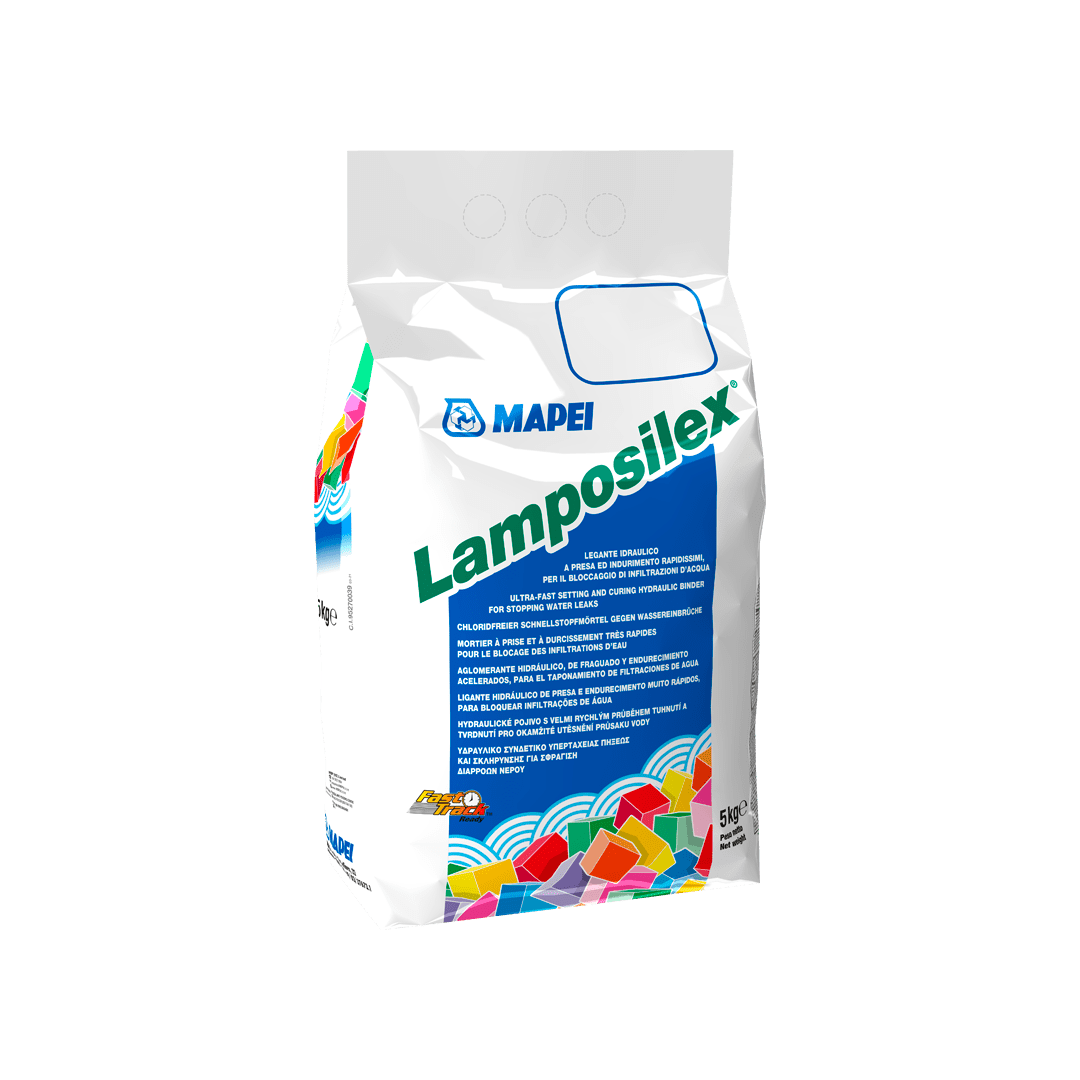 Lamposilex гидравлическое вяжущее сверхбыстрого схватывания и высыхания для остановки водопритока (5кг)