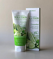 Пенка для лица Deoproce Natural Perfect Solution Cleansing Foam Cucumber