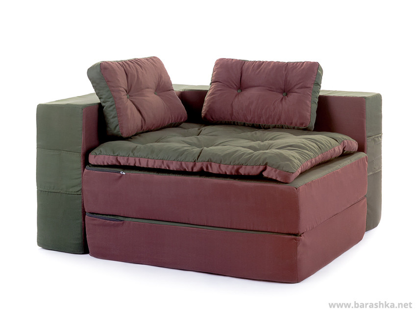 Угловой диван, Квадратный, Комбинированный, фото 1