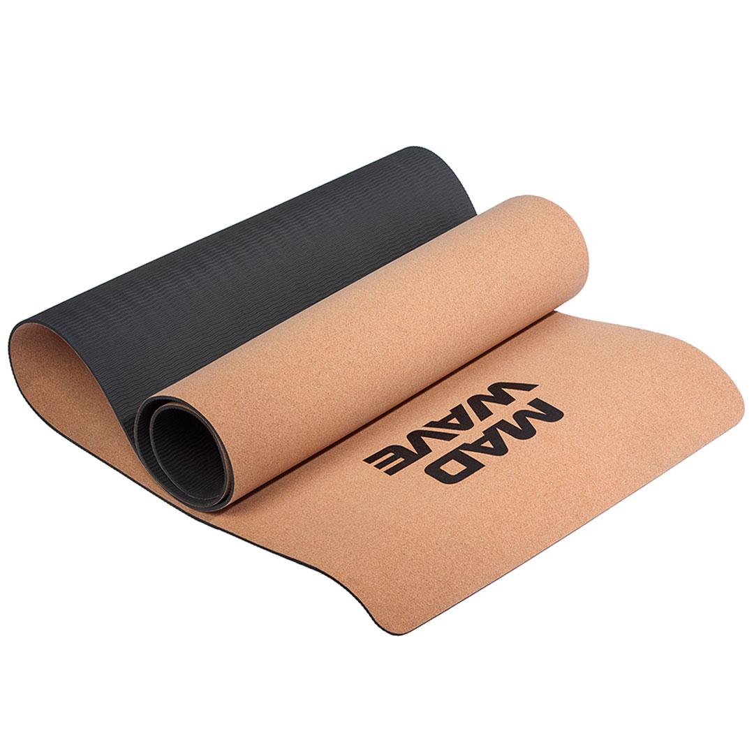Йога мат Madwave Cork yoga mat, фото 1